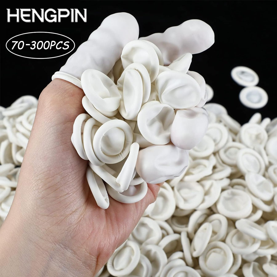 Disposable Gloves Nitrile - HENGPIN 70/300pcs Pelindung Ujung Jari Sarung