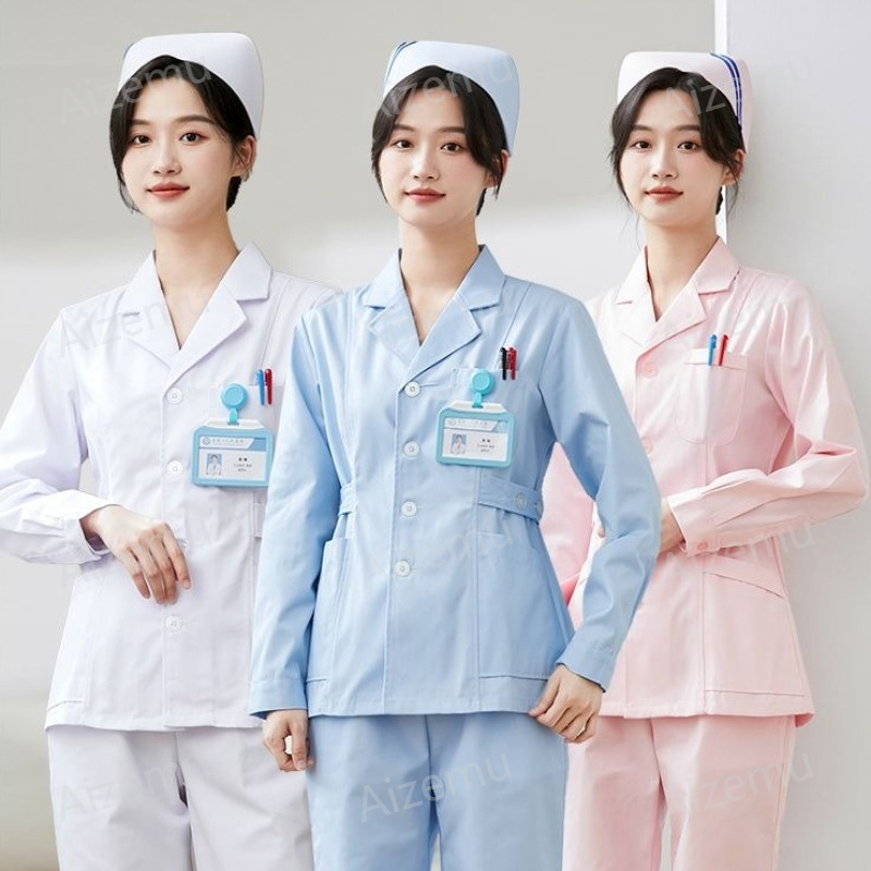 Medical Lab Logo - Seragam Perawat Lengan Panjang Putih Baru,