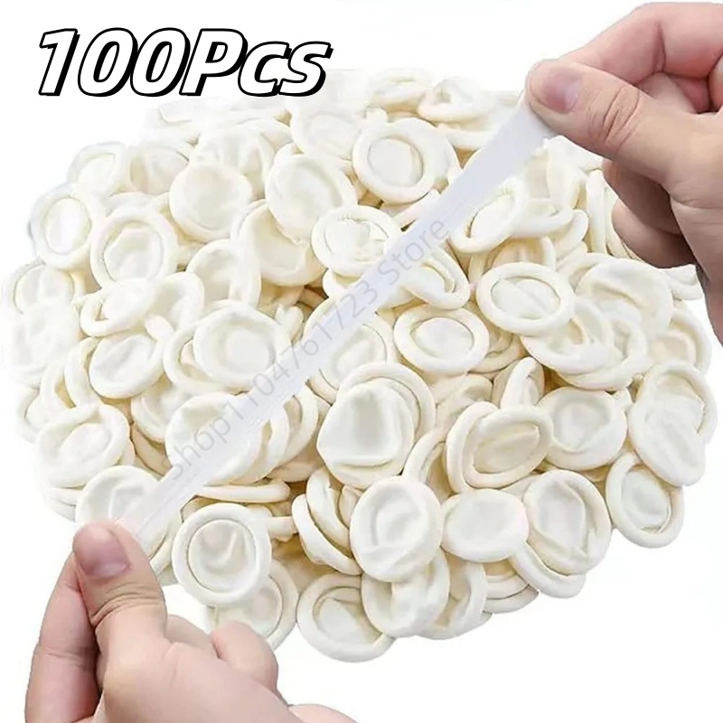 Disposable Gloves Nitrile - 100 Buah Sarung Jari Sekali Pakai