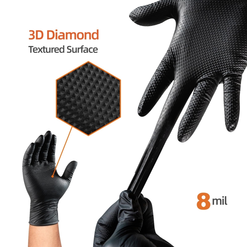 Sarung Tangan Nitril Hitam 8Mi - Disposable Gloves Nitrile ulasan dan harga