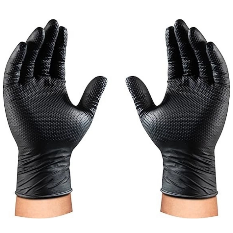 Sarung Tangan Nitril Hitam 8Mi - Disposable Gloves Nitrile ulasan dan harga