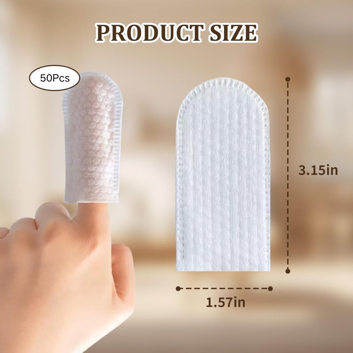 50Pcs Sarung Jari Kapas Pember - Disposable Gloves Nitrile ulasan dan harga
