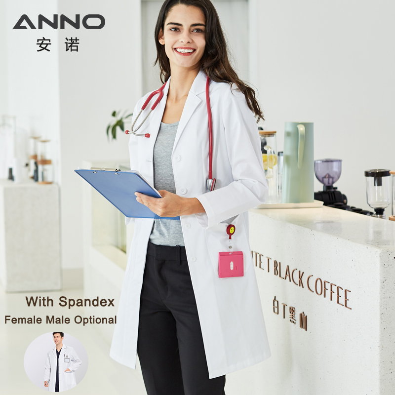 ANNO Seragam Lab Lengan Panjan - Medical Lab Gown ulasan dan harga