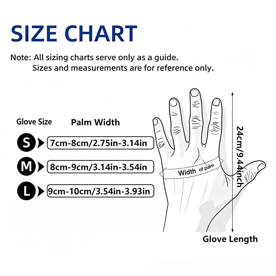 50/100PCS Sarung Tangan Nitril - Disposable Gloves Nitrile ulasan dan harga