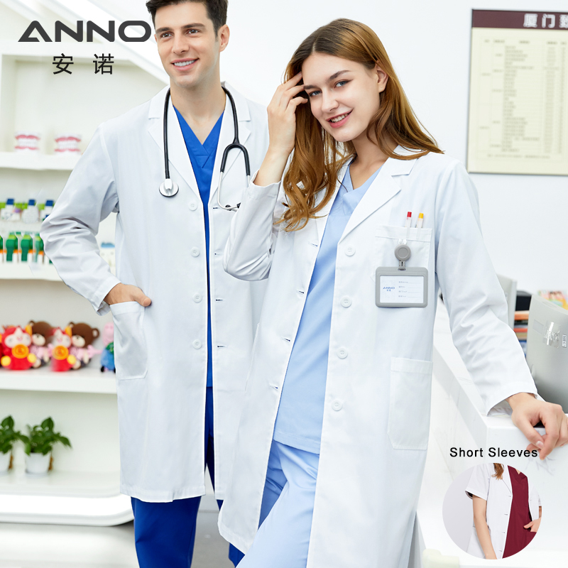ANNO Jas Medis Dokter Putih Un - Medical Lab Gown ulasan dan harga