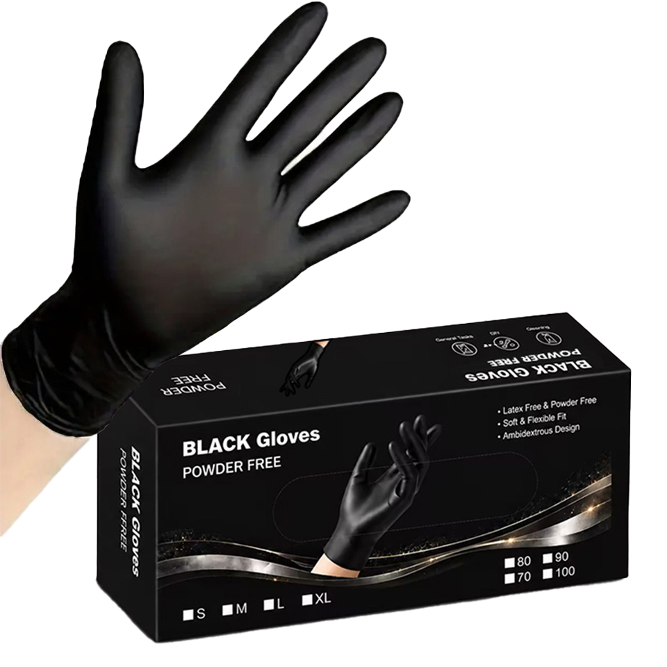 100PCS/Box Sarung Tangan Nitri - Disposable Gloves Nitrile ulasan dan harga