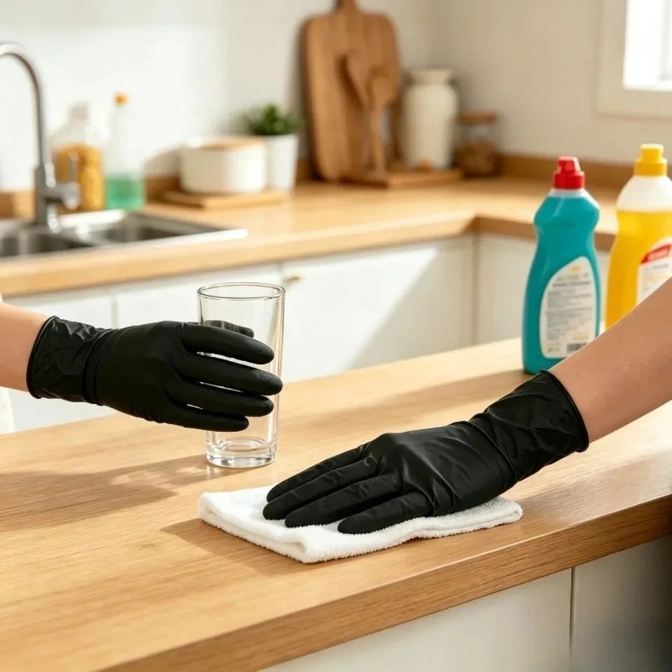 100PCS/Box Sarung Tangan Nitri - Disposable Gloves Nitrile ulasan dan harga