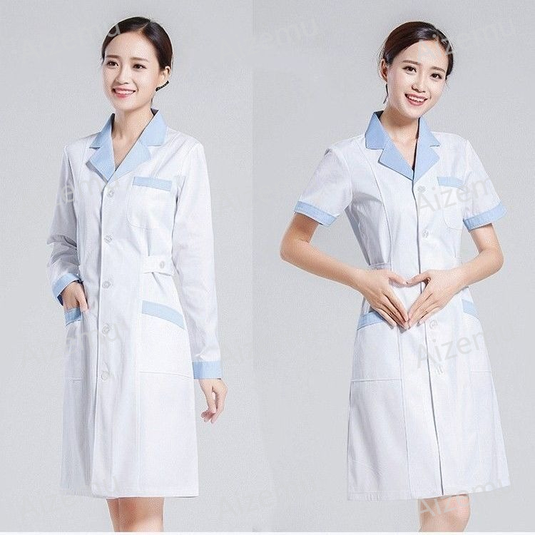 Seragam Salon Kecantikan Lenga - Medical Lab Logo ulasan dan harga