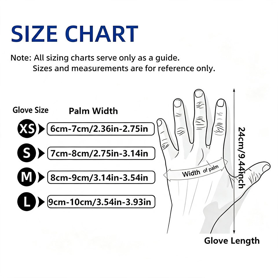 50/100PCS Sarung Tangan Nitril - Disposable Gloves Nitrile ulasan dan harga