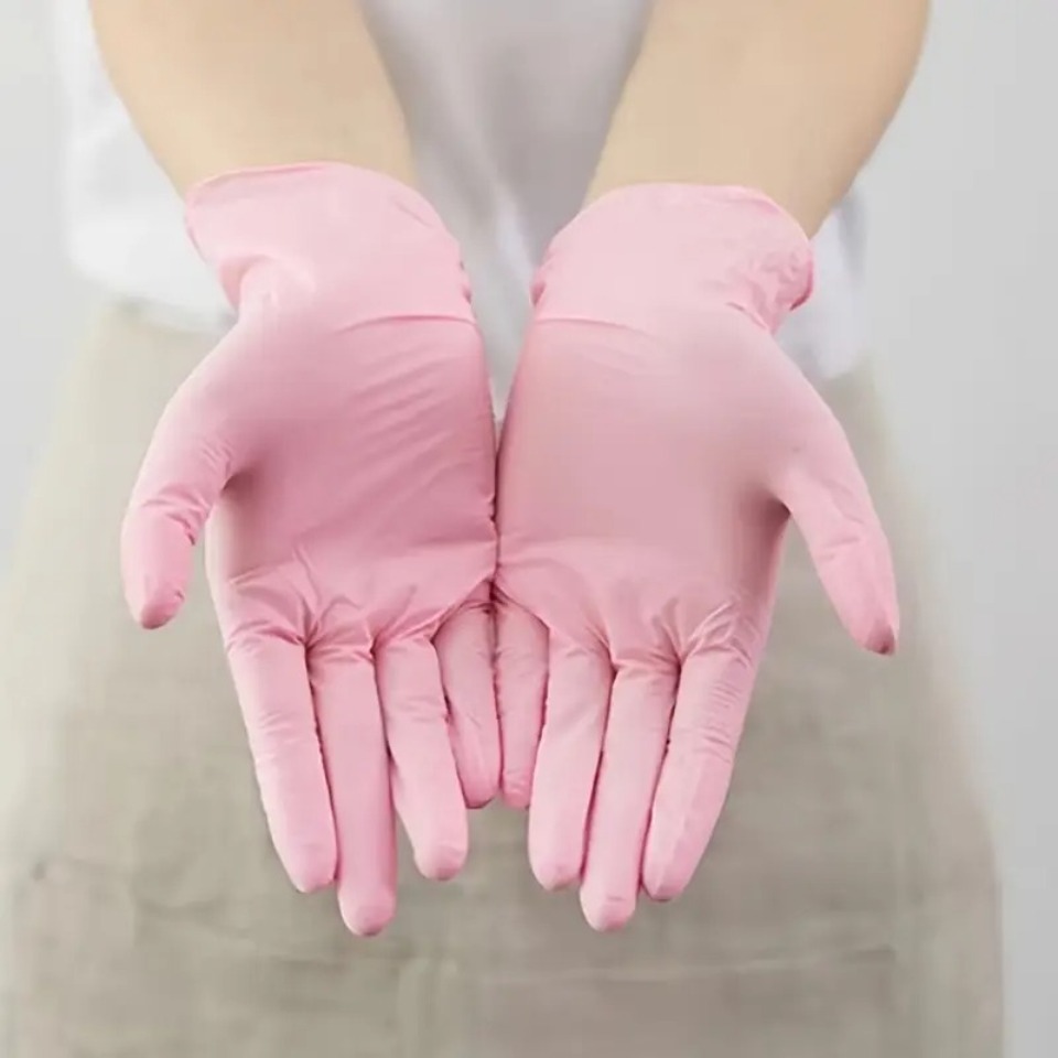50/100PCS Sarung Tangan Nitril - Disposable Gloves Nitrile ulasan dan harga