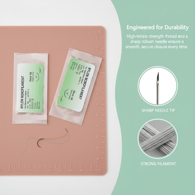 Kit Jahitan Monofilamen Nilon  - Medical Lab Kit ulasan dan harga