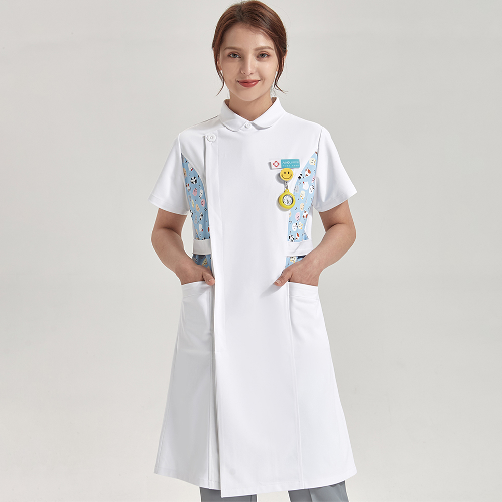 Jas Lab Anti Statis Bermotif u - Medical Lab Gown ulasan dan harga