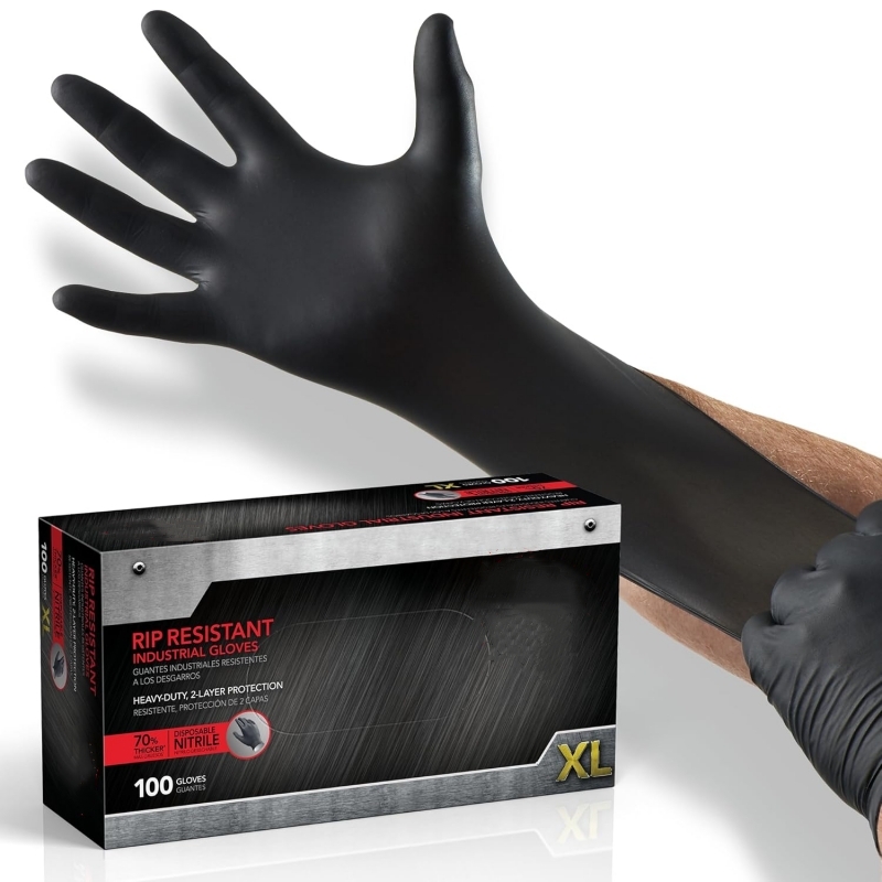 100PCS Sarung Tangan Nitril Hi - Disposable Gloves Nitrile ulasan dan harga
