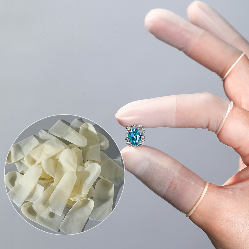 Baru 50 Buah/Pak Penutup Jari  - Disposable Gloves Nitrile ulasan dan harga